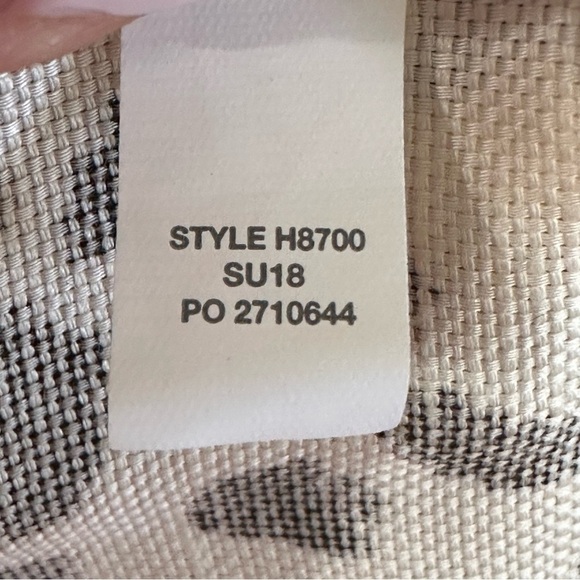 Jcrew Easy Pant Leopard Linen Cream Brown - Picture 8 of 8